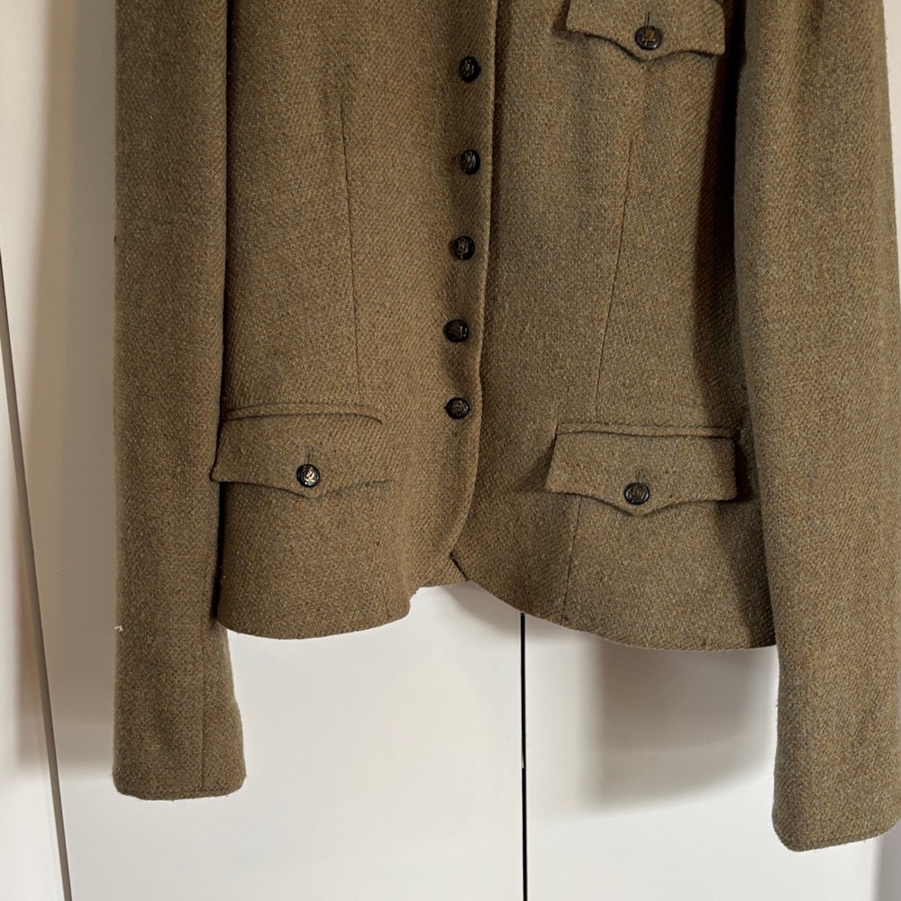 Ralph Lauren Olive Wool Jacket - Picture 5 of 10